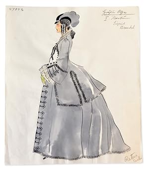 [A collection of 26 water colour drawings depicting costumes for the pasticcio "Walzer aud Wien"]...