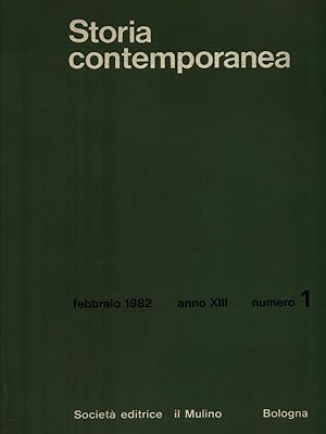 Storia contemporanea XIII/1 Febbraio 1982