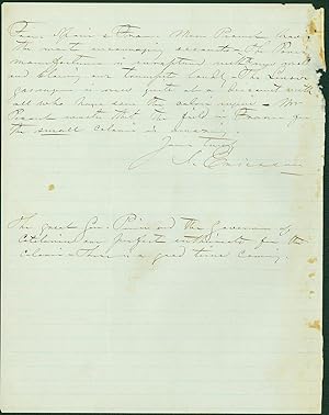 John Ericsson, inventor of the USS Monitor, discusses sales of his Caloric Engines