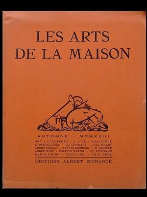 LES ARTS DE LA MAISON -AUTOMNE 1923- RUHLMANN, ANDRE GROULT, LOUIS SUE, JOURDAIN