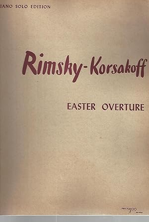 Rimsky Korsakoff Easter Overture Piano Solo Edition