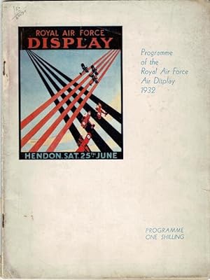 Programme of the Royal Air Force Air Display 1932 [cover title]. The thirteenth Royal Air Force d...