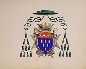 Armorial ecclésiastique représentant les armoiries des évêques de Lisieux (et Bayeux) (XII ème au...