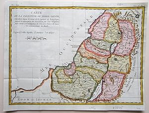 Carte de la Palestine ou Terre Sainte.