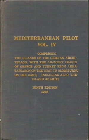 Mediterranean Pilot Volume IV Ninth Edition