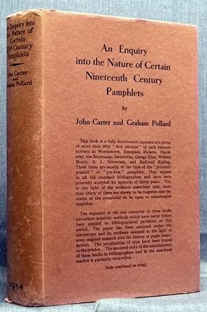 An Enquiry Into The Nature Of Certain Nineteenth Century Pamphlets