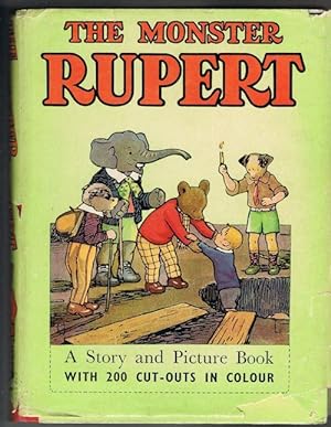 The Monster Rupert - Picture and Story Book with Colour Cut-Outs