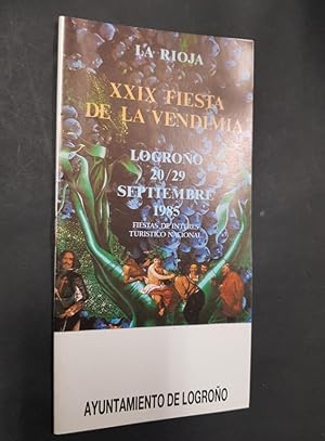 Programa fiestas san mateo - 1985 - logroño - tdkp10