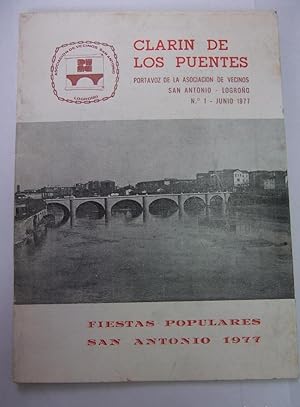 LIBRETO CUADERNO PROGRAMA DE FIESTAS DEL BARRIO DE SAN ANTONIO LOGROÑO. JUNIO 1977. TDKP12