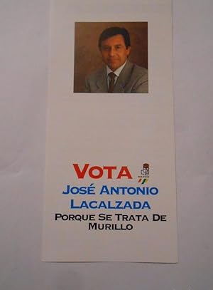 PROPAGANDA ELECTORAL. FOLLETO PROGRAMA PSOE MURILLO RIO LEZA LA RIOJA CANDIDATO J.A. LACALZADA TDKP8