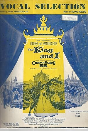 The King and I Words by Oscar Hammerstein 2nd & Music by Richard Rogers