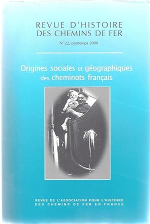 Origines sociales et géographiques des cheminots français ---- [ Revue d'Histoire des Chemins de ...