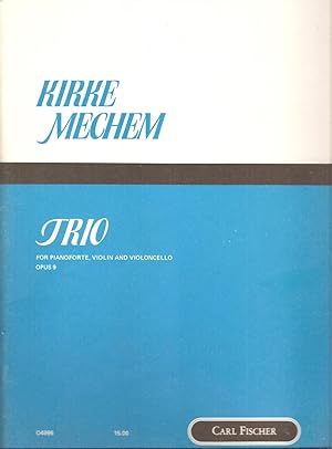 Trio, Op. 9: for pianoforte, violin and Violoncello (Score and Parts)