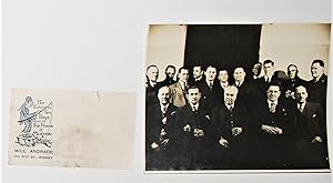 Group of Magicians original 1939 Black and White photograph (taken in Sydney?) showing Allan J Sh...