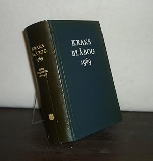 Kraks bla bog 1969. 7376 nulevende danske maend og kvinders levnedslöb. Med register 1910-1968.
