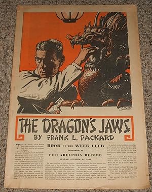 The Dragon's Jaws Supplement of Philadelphia Record for Sunday Oct. 24th 1937 Book of the Week Club