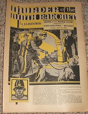 Murder of the Ninth Baronet Supplement of The Philadelphia Record for April 22nd 1933 Book of the...
