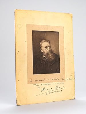 Portrait de Raoul Pugno avec dédicace autographe : "A Monsieur Félix Michel, En cordial Souvenir ...