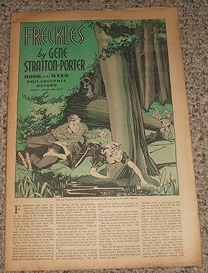 Freckles Supplement from the Philadelphia Record for August 29th 1937 Illustrated by L.D. Warren