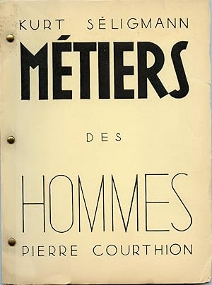 METIERS DES HOMMES. Eaux Fortes de Pierre COURTHION