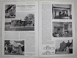 Original Issue of Country Life Magazine Dated May 10th 1941, with a Main Feature on 'A Wiltshire ...