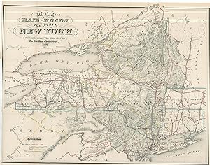 Map of the Rail-Roads of the State of New York prepared under the direction of The Rail Road Comm...