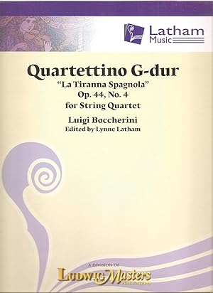 Quartettino G-dur La Tiranna Spagnola Op. 44, No. 4 for String Quartet