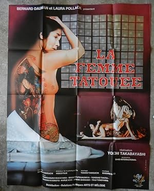 AFFICHE ORIGINALE DE CINEMA "La femme tatouée"