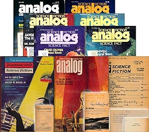 Analog, Galaxy, If, Worlds of Tomorrow (25 vintage magazines, Offutt copies, 1951-83)