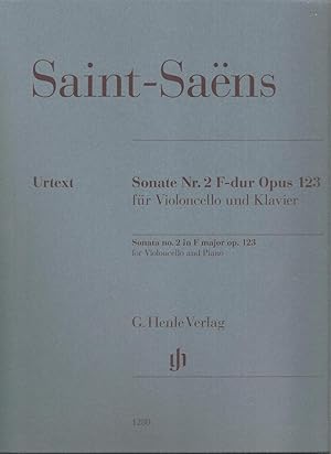 Sonate Nr. 2 F-dur Opus 123 Für Violoncello und Klavier / Sonata No. 2 in F major Op. 123 for Cel...