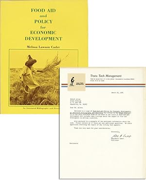 Food Aid and Policy for Economic Development: An Annotated Bibliography and Directory [Review Cop...