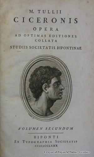 Opera ad optimas editiones collata. Studiis Societatis Bipontinae. (Nur:) Bd. 2 (von 13). "Bipont...