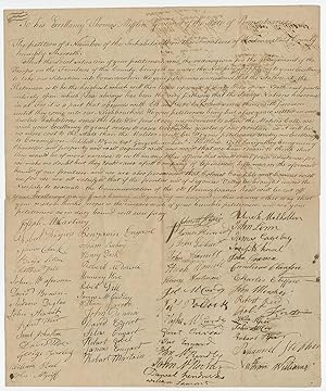 59 Western Pennsylvania Settlers Petition the Governor to Supplement Frontier Defense