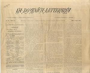 DOMENICA (LA) letteraria. Anno III. n. 27. 6 luglio 1884.