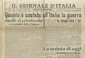 GIORNALE (IL) d'Italia. Quarta edizione. Anno XV. n. 342. Giovedì 9 dicembre 1915.