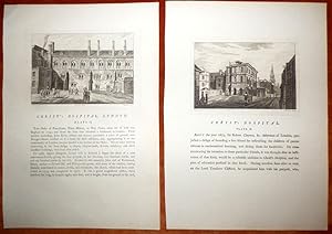 The Antiquities of England and Wales - CHRIST'S HOSPITAL, LONDON (Plates I and II)
