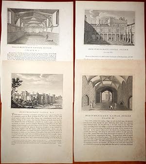 The Antiquities of England and Wales - HURSTMONCEAUX CASTLE, SUSSEX (Plates I, II, III and IV)