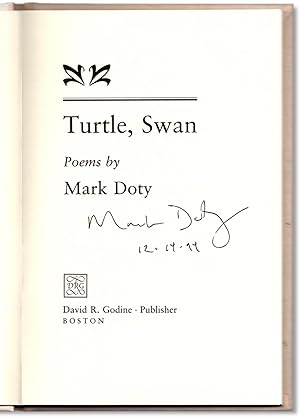 Turtle Swan: Poems.