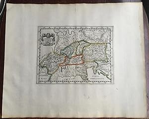 GERMANIA ANTIQUA ADIECTA. Theatrum geographique Europae veteris. Carte de l'Allemagne ancienne.