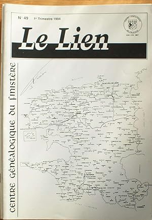 Le Lien du Centre Généalogique du Finistère - Numéro 49 de 1er trimestre 1994