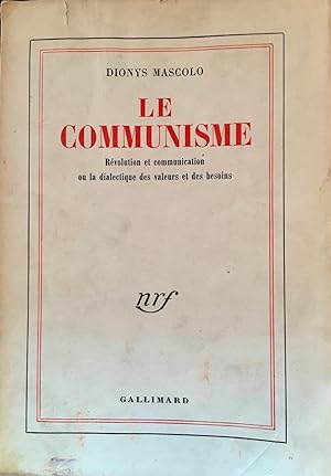 Le communisme (dédicacé à Jean-Paul Sartre)