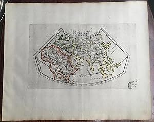 ORBIS PARS VETERIBUS COGNITA. Theatrum geographique Europae veteris. Carte du monde connu des Anc...