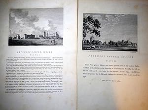 The Antiquities of England and Wales - PEVENSEY CASTLE, SUSSEX (Plates I and II)