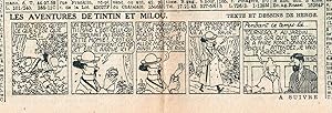 Herge-Tintin et la malédiction de Rascar Capac (Les sept boules de cristal) Strip n°124 - LE SOIR...