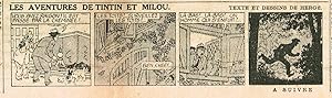 Herge-Tintin et la malédiction de Rascar Capac (Les sept boules de cristal) Strip n°115 - LE SOIR...