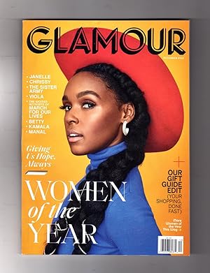 Glamour Magazine - December, 2018. Janelle Monae Cover. Women of the Year Issue