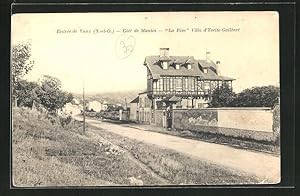 Carte postale Vaux-sur-Seine, Cote de Mantes, La Rive Villa d'Yvette Guilbert