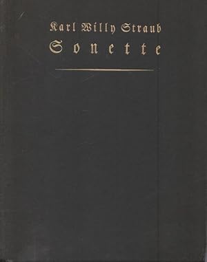 Sonette. Gedruckt im Januar 1920 in 300 numerierten Exemplare bei Mänicke und Jahn in Rudolfstadt.