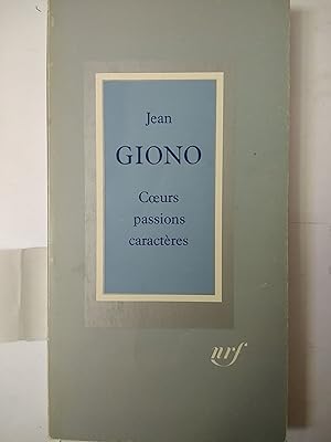 Ceurs, passions, caracteres