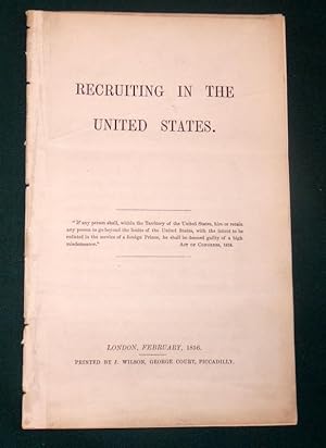 Recruiting In The United States. (Crimean War)